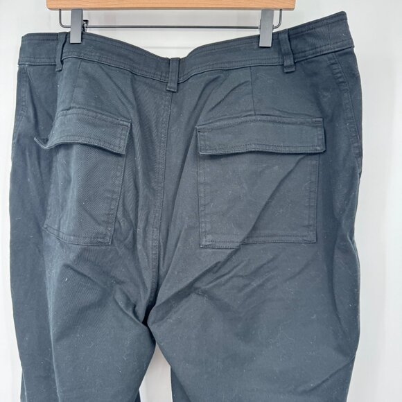 A New Day pants Elastizado stretch cargo style patch pockets back flap pocket Bl - Picture 7 of 9